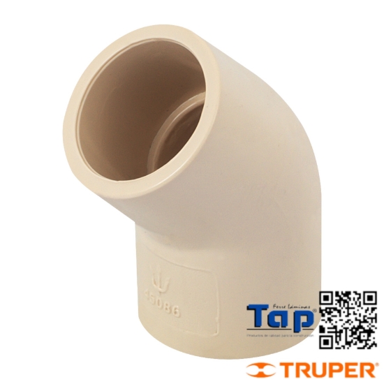 Imagen de CODO 45° CPVC 013 1/2" FOSET