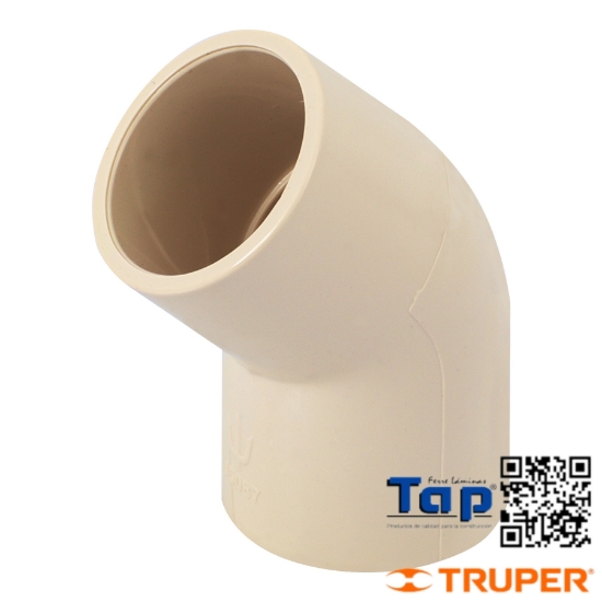 Imagen de CODO 45° CPVC 019 3/4" FOSET