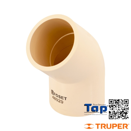 Imagen de CODO 45° CPVC 031 1-1/4" FOSET