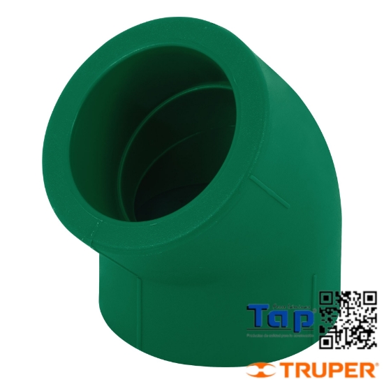 Imagen de CODO 45° PPR 038 1-1/2" FOSET