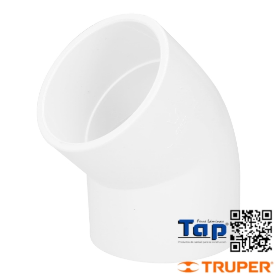 Imagen de CODO 45° PVC 050 2" FOSET