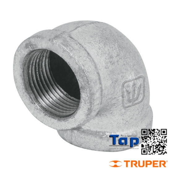 Imagen de CODO 90° ACERO GALVANIZADO 019 3/4" FOSET