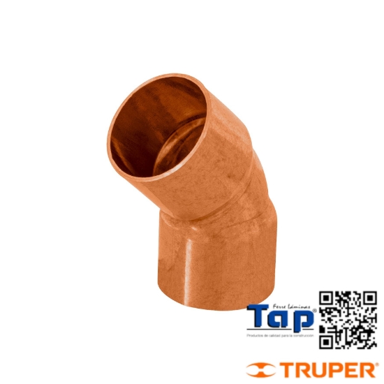 Imagen de CODO COBRE 45° 013 1/2" FOSET