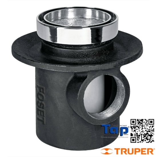 Imagen de COLADERA HIERRO 1 BOCA TAPA REDONDA INSERTO CERAMICO