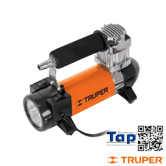 Imagen de COMPRESOR AIRE P AUTO 12 V PORTATIL INCLUYE MALETIN