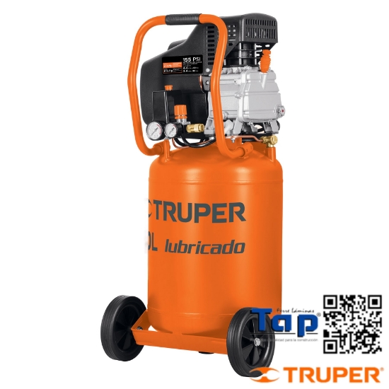 Imagen de COMPRESOR VERTICAL  50 L 3-1/2 HP (POTENCIA MAXIMA ) 127V