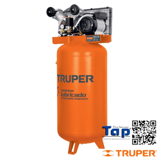 Imagen de COMPRESOR VERTICAL 180 L 4 HP (POTENCIA MAXIMA ) 220 V