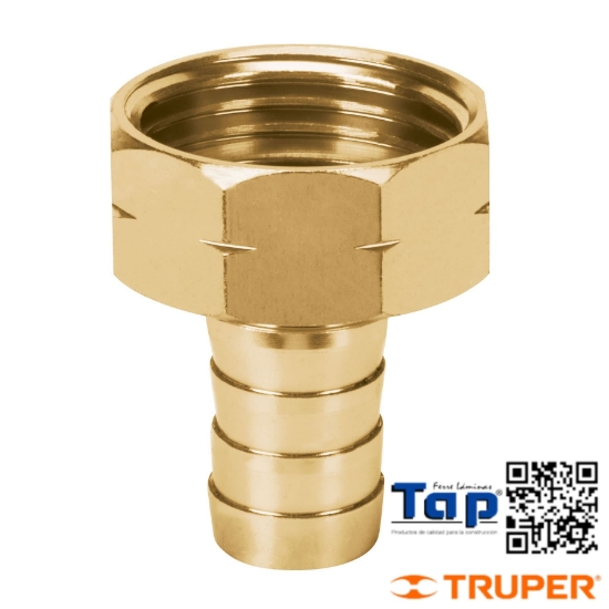 Imagen de CONECTOR 013 1/2" HEMBRA ALU TRUPER