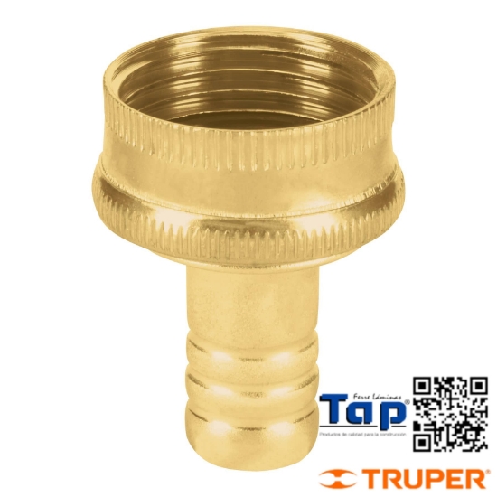Imagen de CONECTOR 013 1/2" HEMBRA LATON LAMINADO PRETUL