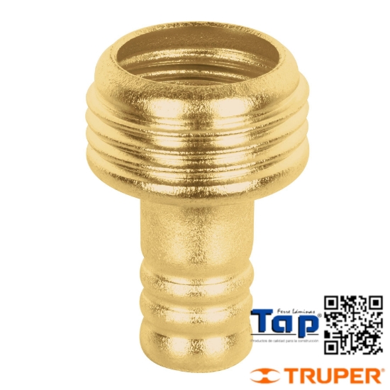 Imagen de CONECTOR 013 1/2" MACHO LATON LAMINADO PRETUL