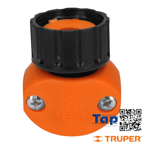 Imagen de CONECTOR 015 5/8"-3/4" HEMBRA ABS P MANGUERA TRUPER
