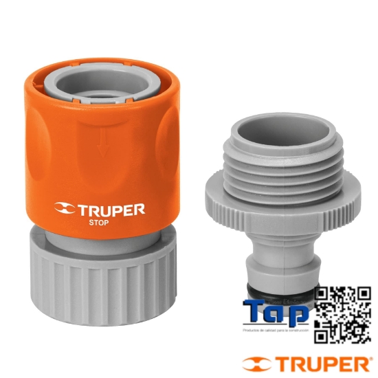 Imagen de CONECTOR 019 3/4" RAPIDO ABS MANGUERA-ACC. SISTEMA CLICK