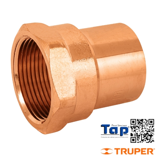 Imagen de CONECTOR COBRE ROSCA INTERIOR 031 1-1/4" FOSET