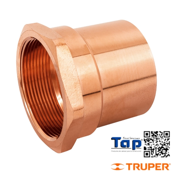 Imagen de CONECTOR COBRE ROSCA INTERIOR 050 2" FOSET