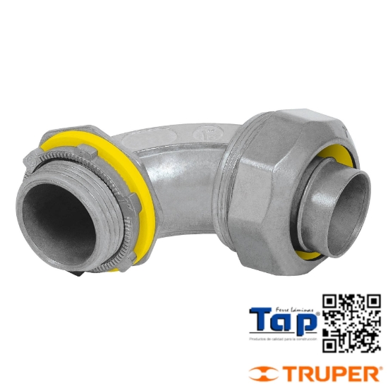 Imagen de CONECTOR CURVO 025 1" P TUBO LIQUID TIGHT VOLTECK