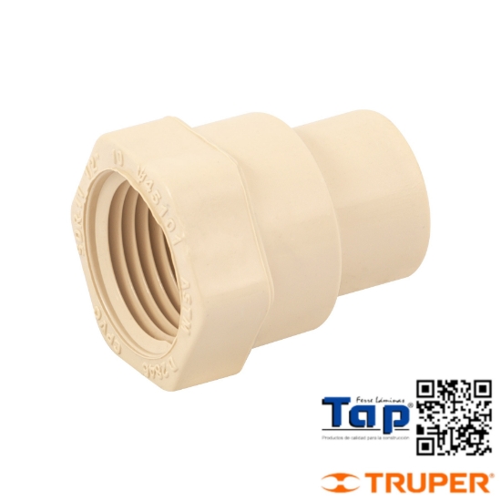 Imagen de CONECTOR HEMBRA CPVC 013 1/2" FOSET