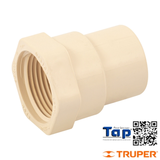 Imagen de CONECTOR HEMBRA CPVC 019 3/4" FOSET