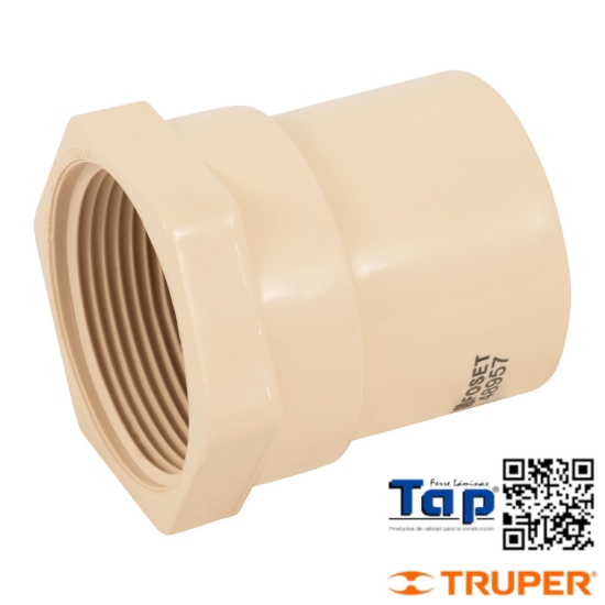 Imagen de CONECTOR HEMBRA CPVC 038 1-1/2" FOSET