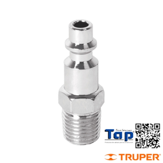 Imagen de CONECTOR RAPIDO T M CUERDA 006 1/4" NPT MACHO PRETUL