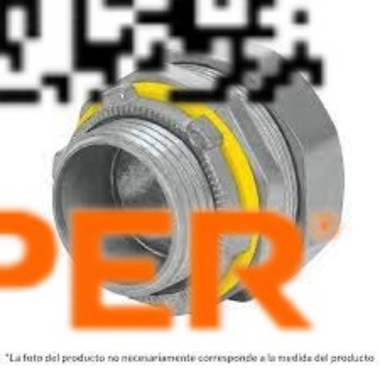 Imagen de CONECTOR RECTO 019 3/4" P TUBO LIQUID TIGHT VOLTECK