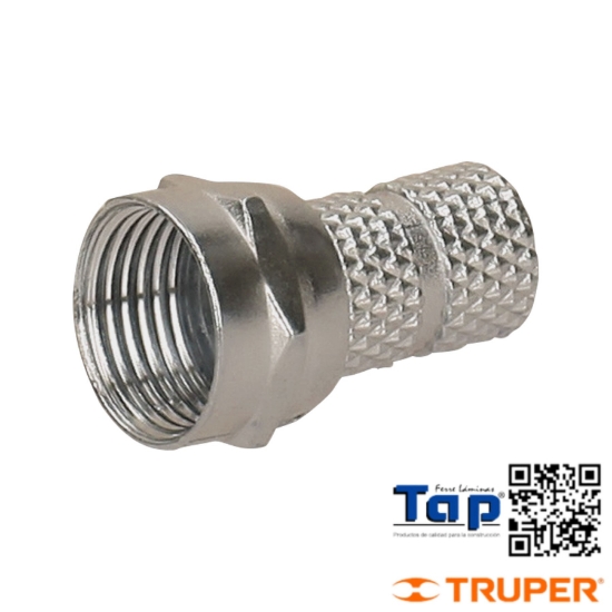 Imagen de CONECTORES COAXIALES RG 59 ENROSCAR VOLTECK BOL 4