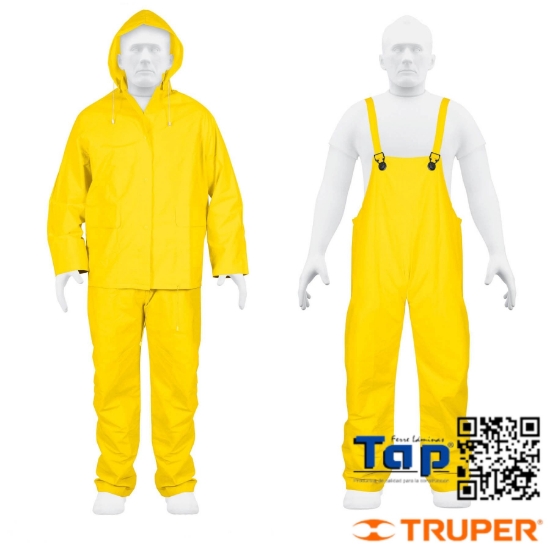 Imagen de IMPERMEABLE DOBLE CAPA CONJUNTO TALLA  M TRUPER
