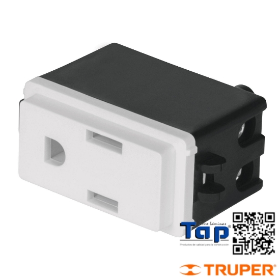 Imagen de CONTACTO 2 POLOS MAS TIERRA VOLTECK BASIC