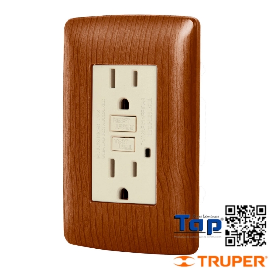 Imagen de CONTACTO DUPLEX FALLA A TIERRA GFCI MAD LINEA ITALIANA