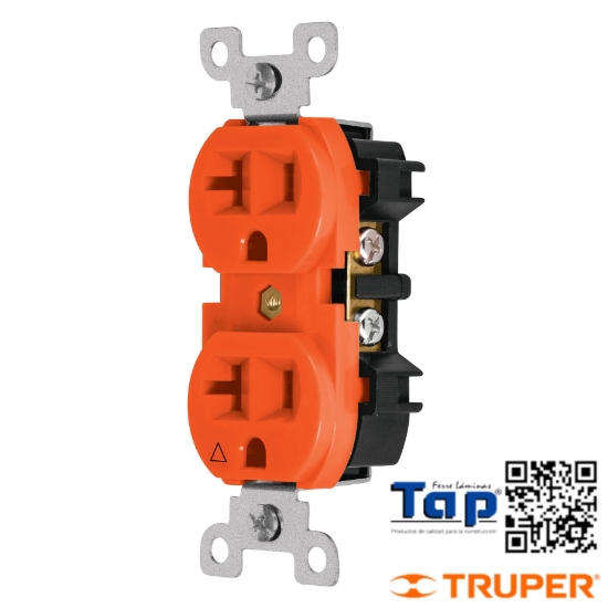 Imagen de CONTACTO DUPLEX TIERRA AISLADA 20 A LINEA STD