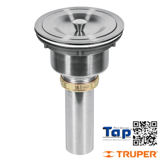 Imagen de CONTRACANASTA 087 3-1/2"  ACERO INOXIDABLE C TAPA FOSET