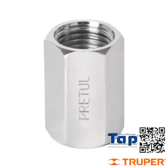 Imagen de COPLE ACERO CUERDA 006 1/4" NPT PRETUL