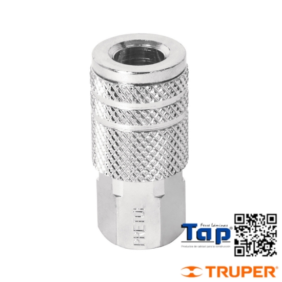 Imagen de COPLE ACERO CUERDA 006 1/4"NPT HEMBRA PRETUL