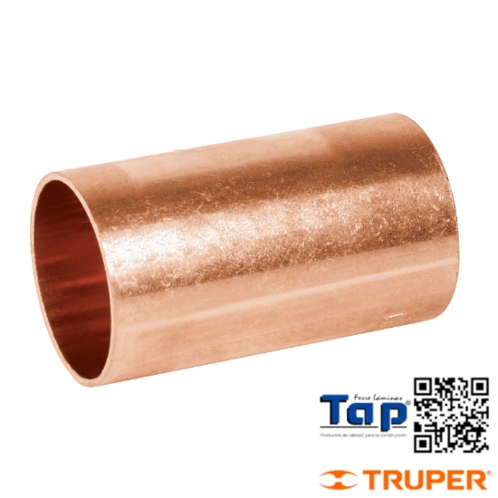 Imagen de COPLE COBRE 038 1-1/2" SIN RANURA FOSET