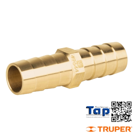 Imagen de COPLE INSERCION LATON 013 1/2" P POLIDUCTO NEGRO FOSET