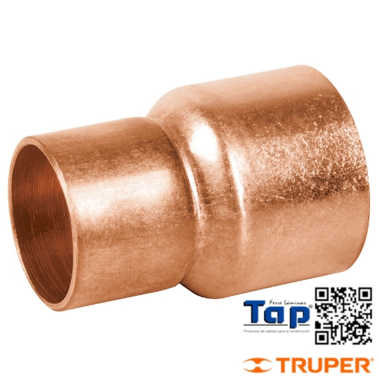 Imagen de COPLE REDUCCION CAMPANA COBRE 019 3/4"X013 1/2" FOSET
