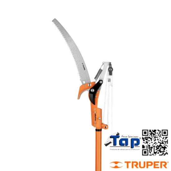 Imagen de CORTADOR RAMAS ALTAS MANGO TELESCOPICO 2.4 M ALU