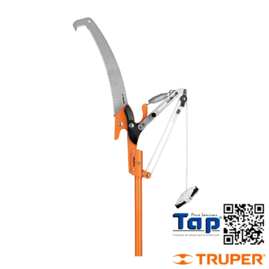 Imagen de CORTADOR RAMAS ALTAS MANGO TELESCOPICO 3.6 M FIBRA VIDRIO