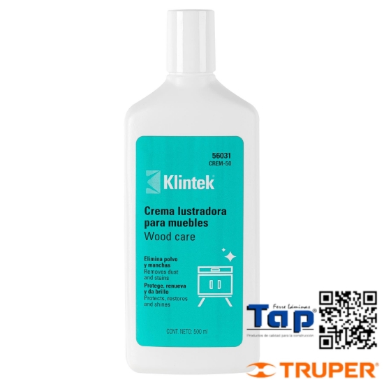 Imagen de CREMA LUSTRADORA P MUEBLES 500 ML KLINTEK