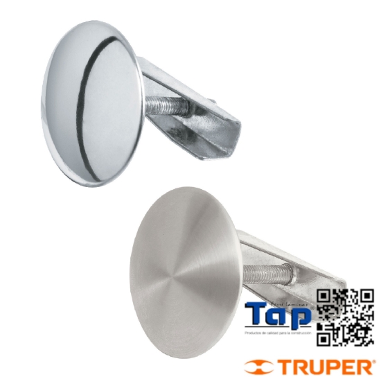 Imagen de CUBRETALADRO SATIN 044 1-3/4" ACERO INOX DIAMETRO 43 MM