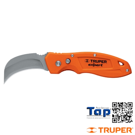 Imagen de CUCHILLO ABATIBLE 175 7" P LINOLEO C MANGO NYLON EXPERT