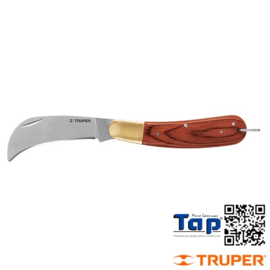 Imagen de CUCHILLO ABATIBLE 200 8" P ELECTRICISTA MANGO MAD TRUPER