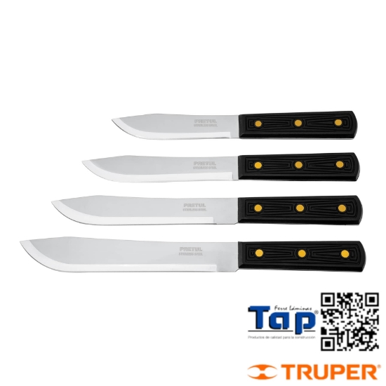Imagen de CUCHILLO CEBOLLERO 125 5" MANGO PCO PRETUL