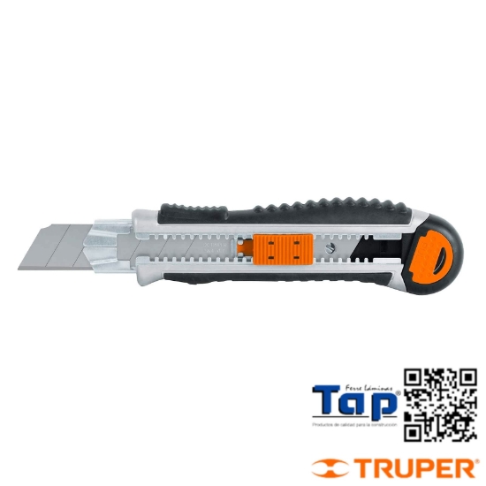 Imagen de CUTTER 25 MM TRABAJO PESADO C ALMA MET Y GRIP EXPERT