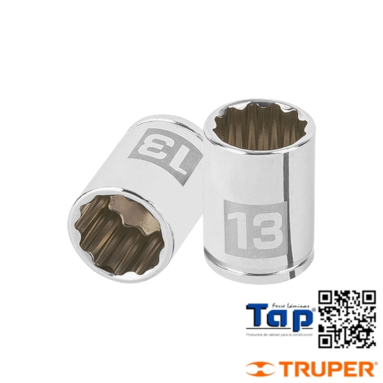 Imagen de DADO  5.5 MM 12 PTA CUA 006 1/4" TRUPER