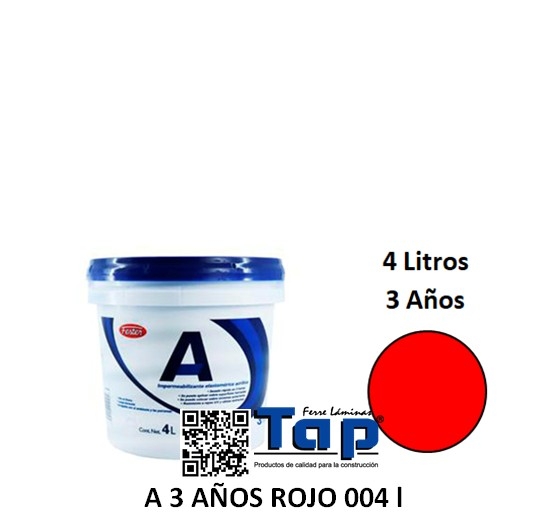 Imagen de A 3 AÑOS ROJO 004 l