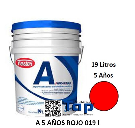 Imagen de A 5 AÑOS ROJO 019 l