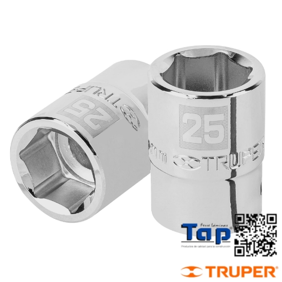 Imagen de DADO 41 MM  6 PTA CUA 019 3/4" TRUPER