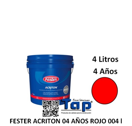 Imagen de FESTER ACRITON 04 AÑOS ROJO 004 l