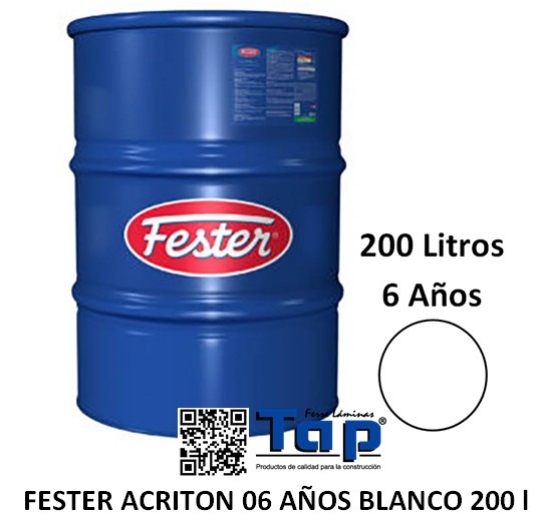 Imagen de FESTER ACRITON 06 AÑOS BLANCO 200 l