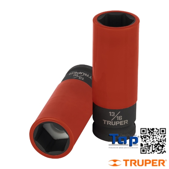 Imagen de DADO LARGO IMPACTO PROT PLAST 022 7/8"  6 PTA CUA 1/2"